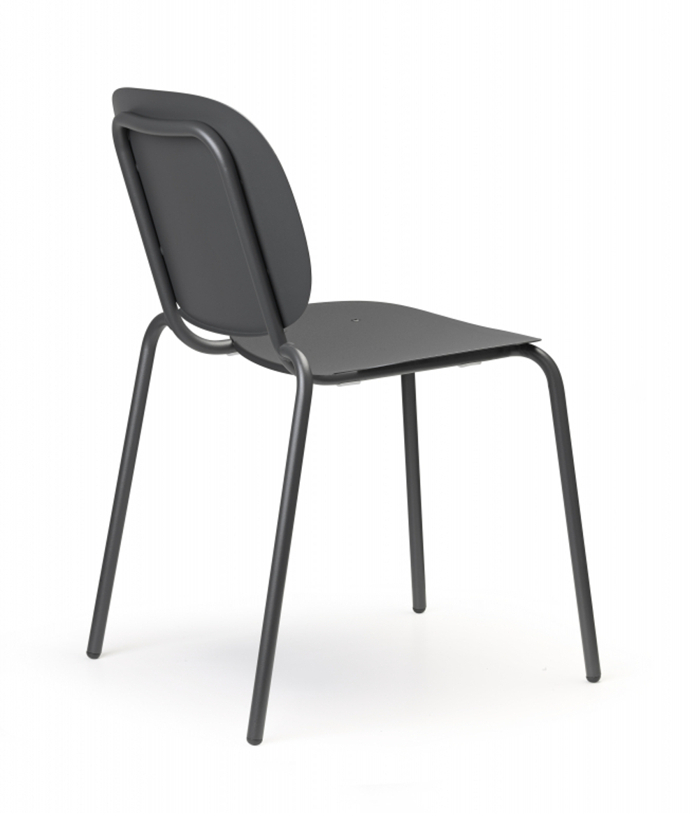Стул металлический Scab Design Si-Si, антрацит