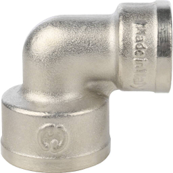 Угольник ВР никелированный    3/4"х1/2"