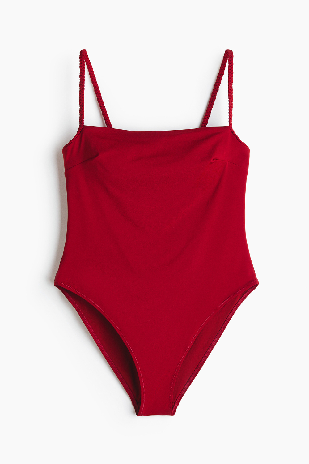 Слитный купальник High Leg с чашками — прямой вырез - H&M