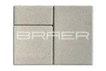 Тротуарная плитка Braer Старый город Ландхаус, Белый, 60 мм