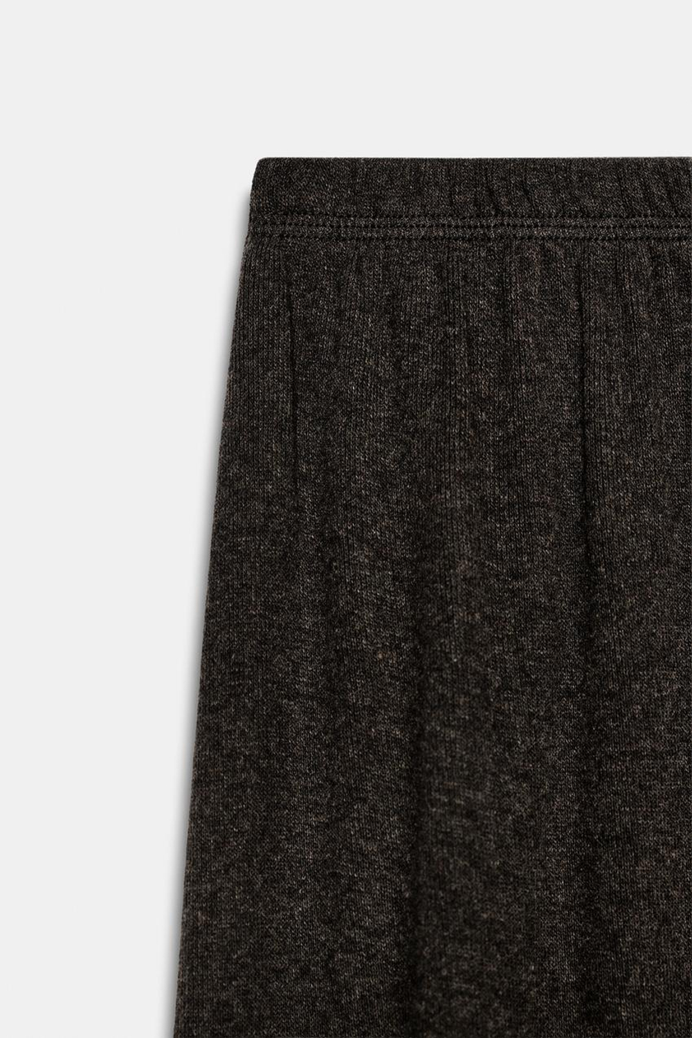 ZARA БРЮКИ-ШАРОВАРЫ, КОРИЧНЕВЫЙ МЕЛАНЖ