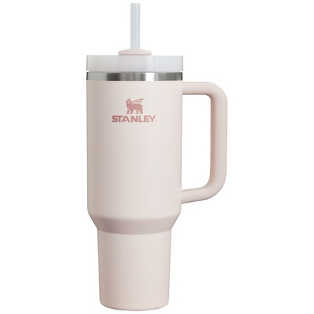 Термокружка Stanley Quencher H2.0 (1,18 литра) с трубочкой, розовая