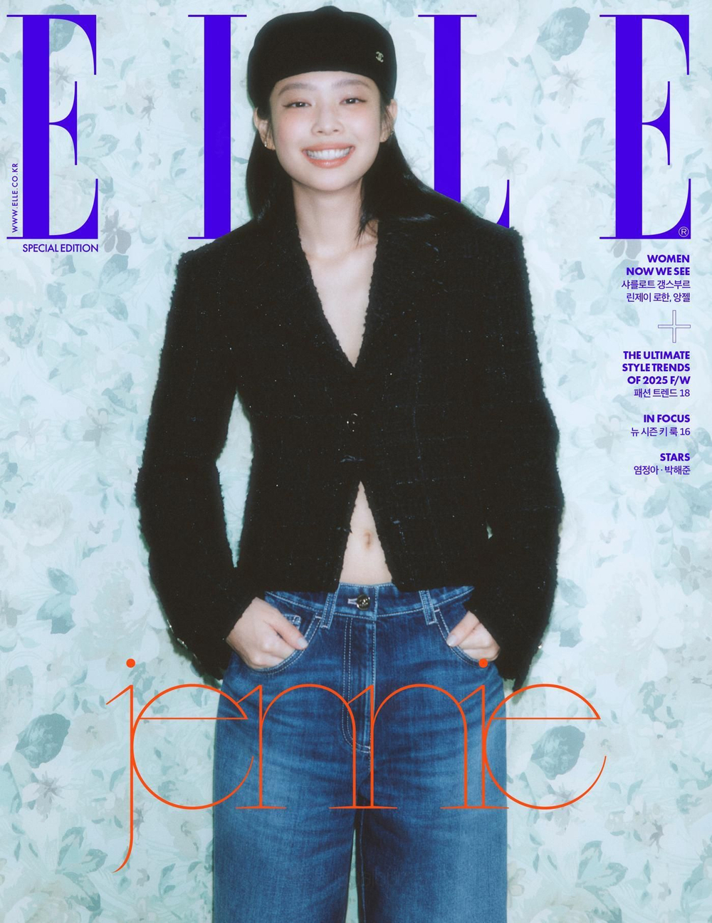 публикация ELLE - 2025.08 SPECIAL Edition JENNIE C Type