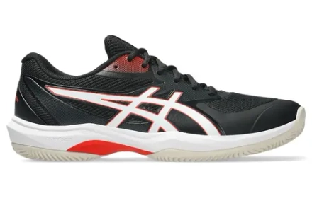 Мужские теннисные кроссовки Asics Game FF Clay/OC - black/cherry tomato