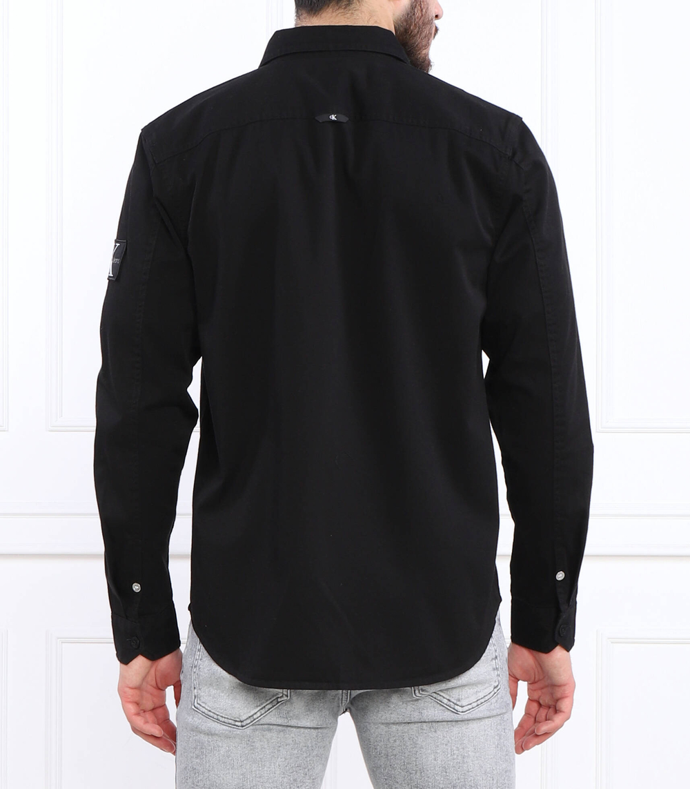 Рубашка MONOLOGO BADGE CALVIN KLEIN JEANS - черный(J30J323255)
