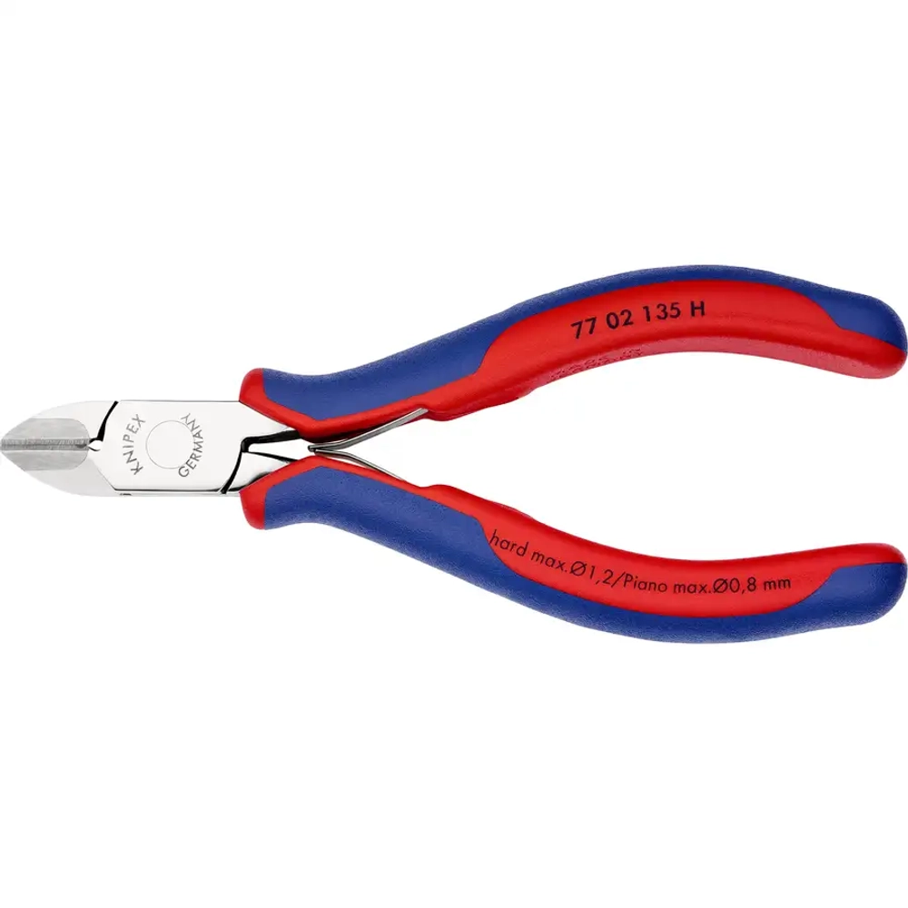 Кусачки боковые для электроники 135 мм Knipex 77 02 135 H