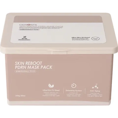 Genosys Питательная маска для полного обновления кожи с ПДРН 30 шт | Skin Reboot PDRN Mask Pack