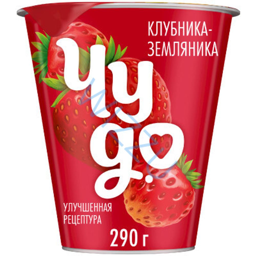 Йогурт Чудо 2% клубника земляника 290г