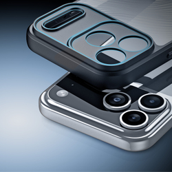 Тонкий чехол с мягкими черными рамками от Dux Ducis для iPhone 17 Pro, серия Aimo Series Case