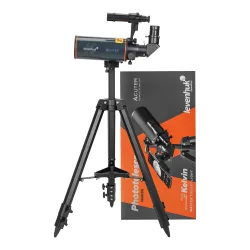 Фототелескоп Levenhuk Kelvin MAK60 mini AZ - телескоп на штативе и фирменная упаковка