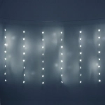 Гирлянда для дома ЗАНАВЕС «Звезды» ш3* в1 м 80 ламп LED, прозр. пров, 8 реж,IP-40, Белый (возможность соединения)