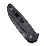 Нож складной SENCUT Kyril 9Cr18MoV Steel Black Stonewashed Handle Black Micarta