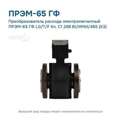 Преобразователь расхода электромагнитный ПРЭМ-65 ГФ L0/T/F Кл. C1 24В Bt/ИМИ/485 (К3)