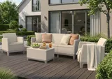 Keter Комплект мебели Сканди Форма (Scandi Forma set with 3 seater sofa and storage box jute table Pebble Grey & Soft beige) бежевый — фото 3