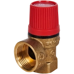 Клапан предохранительный ROMMER - 1/2", сброс 3/4" (ВР/ВР, Tmax 110°C, 1.5 бар)