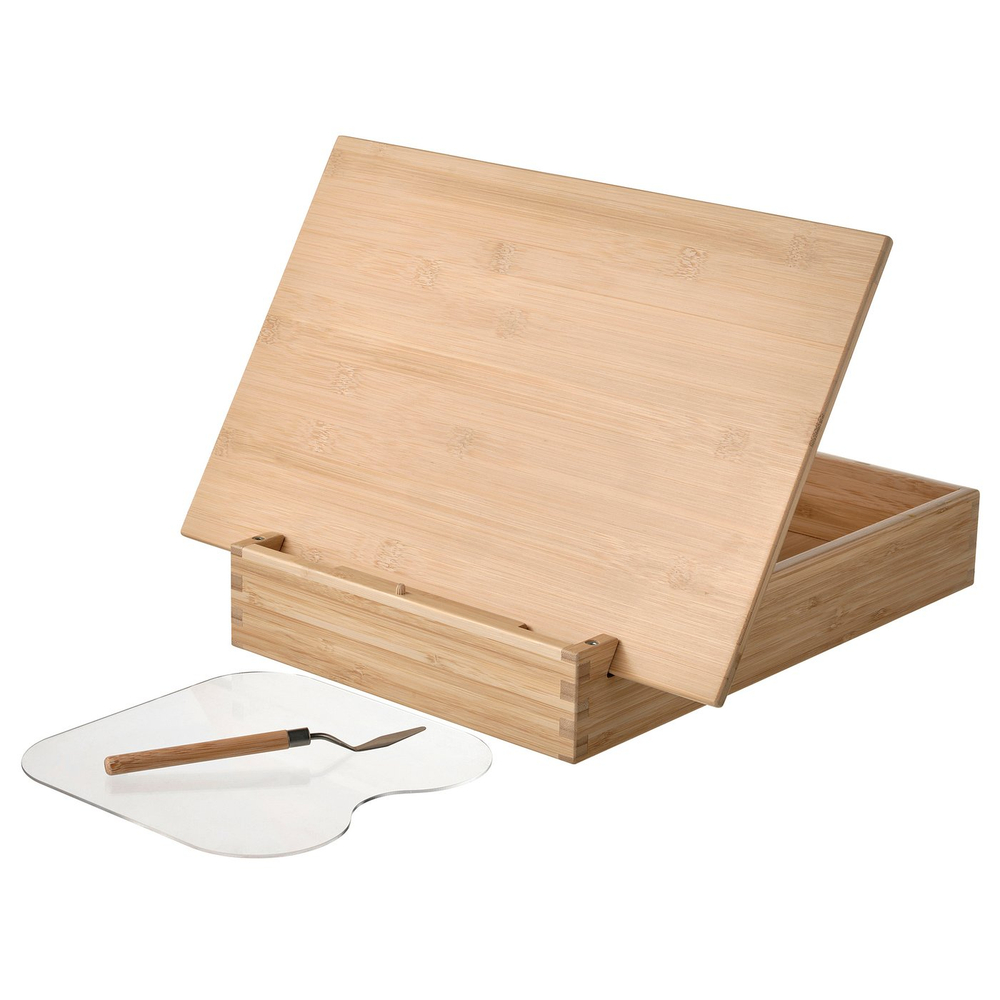 IKEA SOLFÅGEL  (ИКЕА СОЛФОГЕЛ)  -  Мольберт и аксессуары, набор 3 предмета