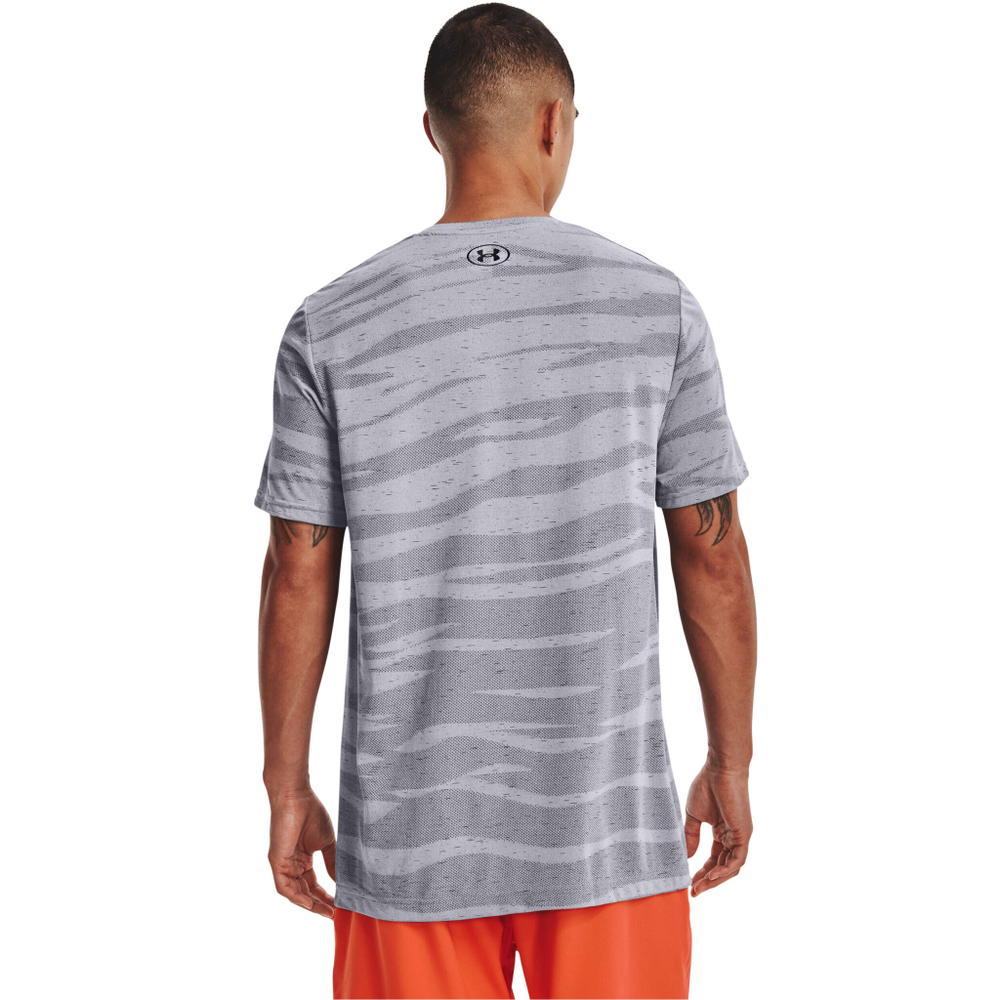 Мужское теннисное поло Under Armour Seamless Wave Men - Lightgrey, Grey