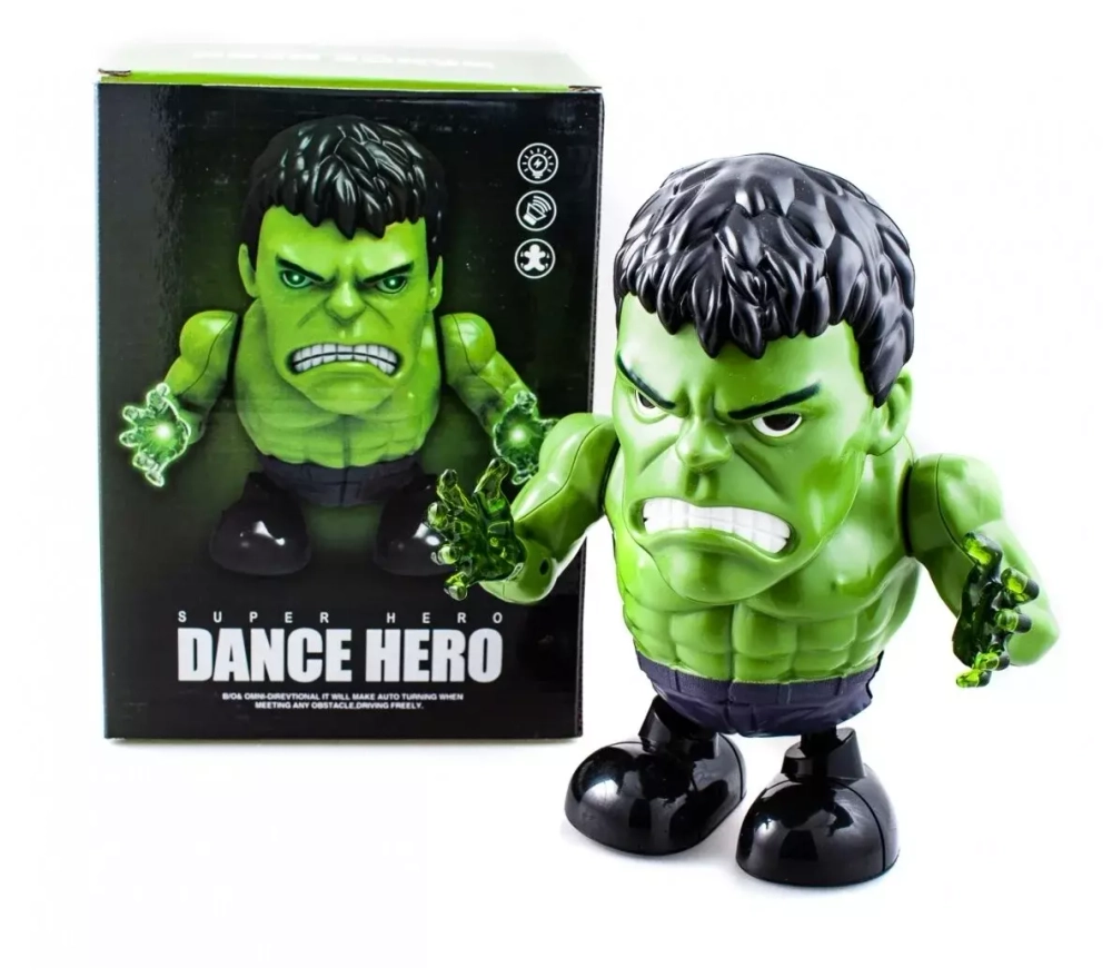 Интерактивная игрушка Танцующий робот Dance Hero "Халк"