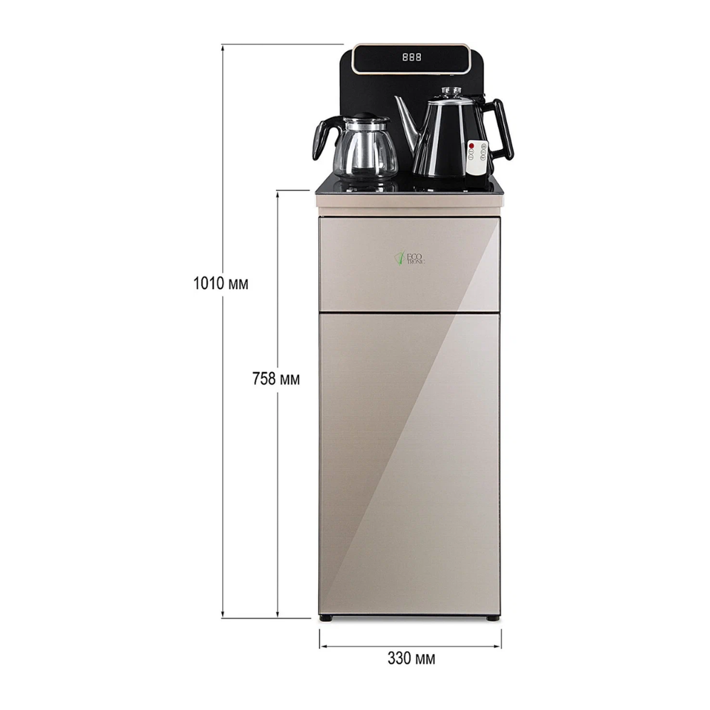 Кулер с чайным столиком Тиабар Ecotronic TB10-LNR gold