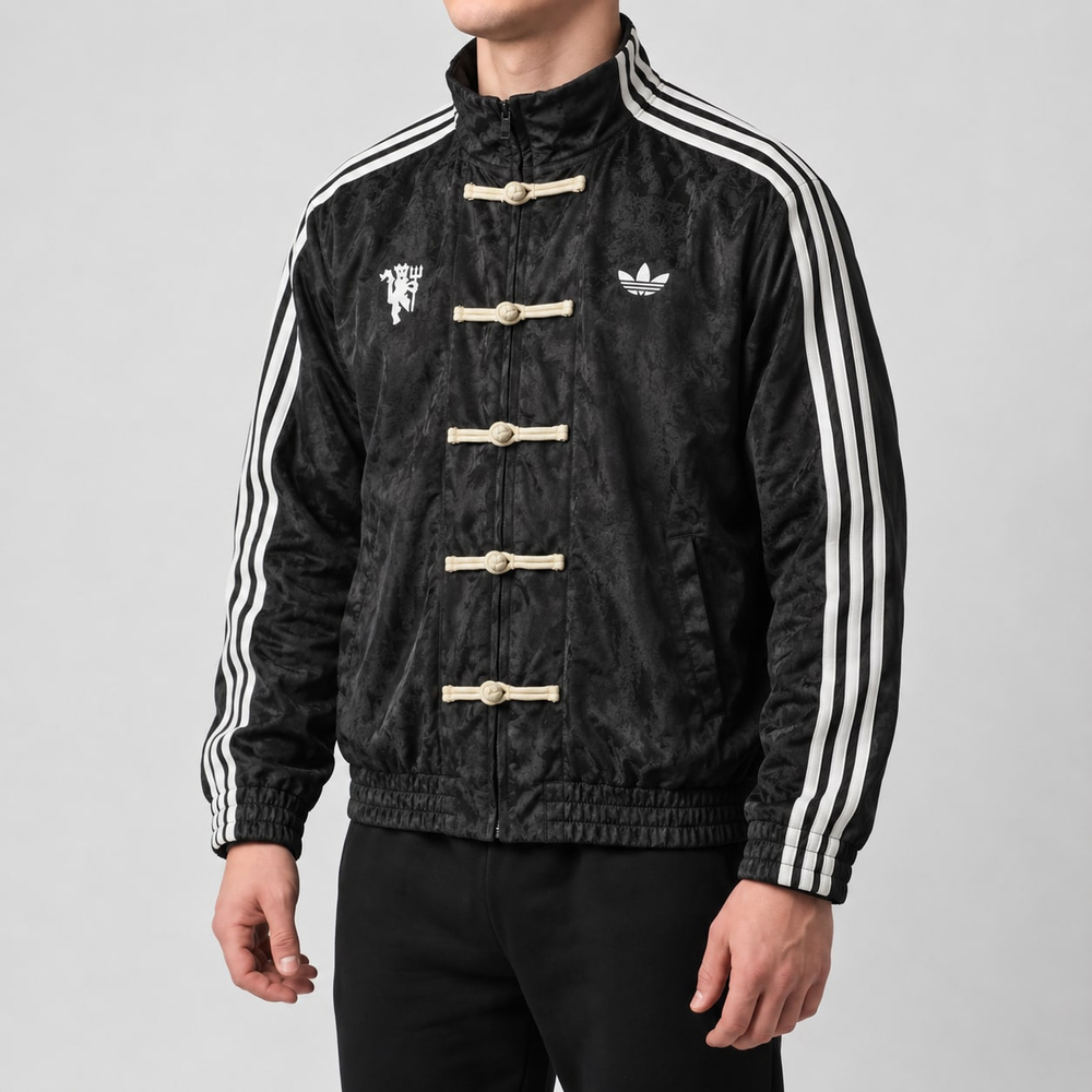 Олимпийка Adidas & Manchester United #2 • Черный