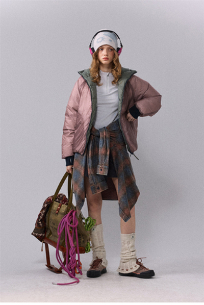 WMNS Куртка Nothomme Monterest Double Face розовый