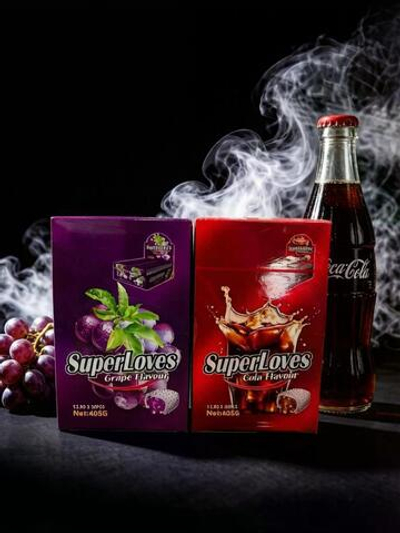 Жевательная резинка SuperLoves ВИНОГРАД 4 в блистере 13,5гр