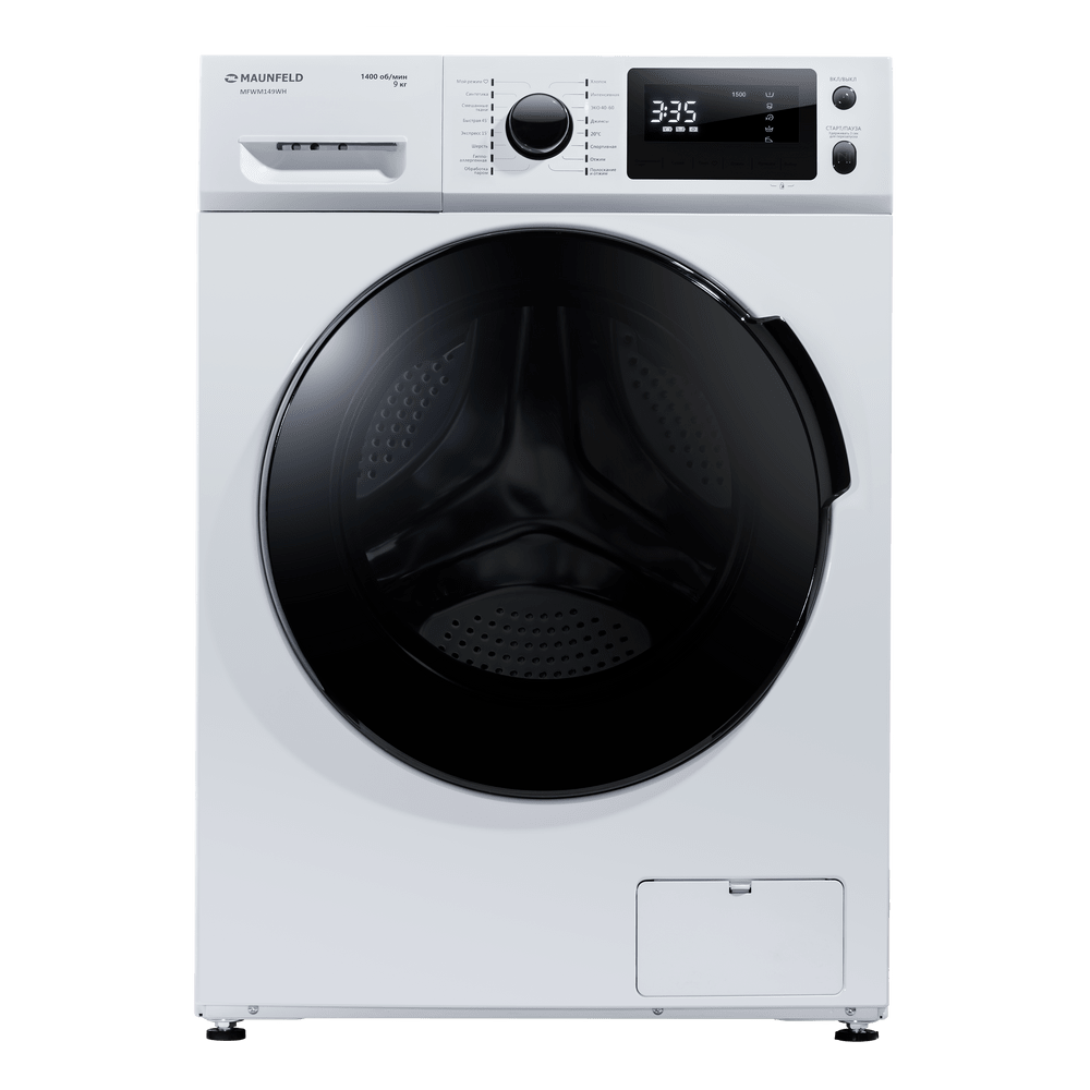 Стиральная машина c инвертором и паром MAUNFELD MFWM149WH