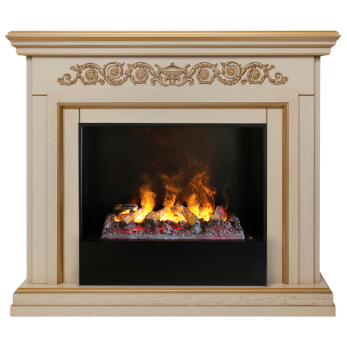 Каминокомплект Real Flame Leticia 26 WT-619G с очагом 3D Cassette 630