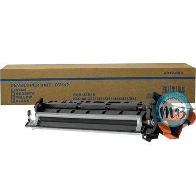 Блок проявки WBox, аналог Konica Minolta DV-512K для Bizhub 224/284/364/454 Black