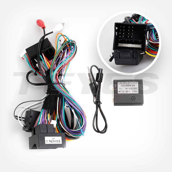 Магнитола для BMW X3 E83 2003-2010 - FarCar BX3034M-360 монитор 9.5" 2K QLED на Android 13, Быстрая, CarPlay, 4G SIM-слот, 4 камеры в комплекте