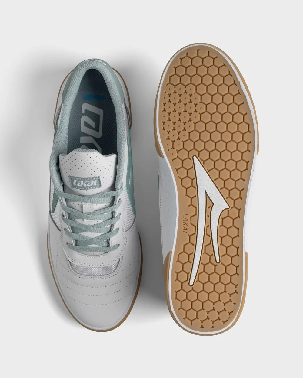 Кеды Lakai Cambridge Elite: White Leather Grey Mist (Q1-26)
