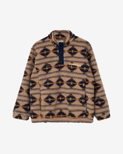 Толстовка Turbofleece Button Beige/Navy