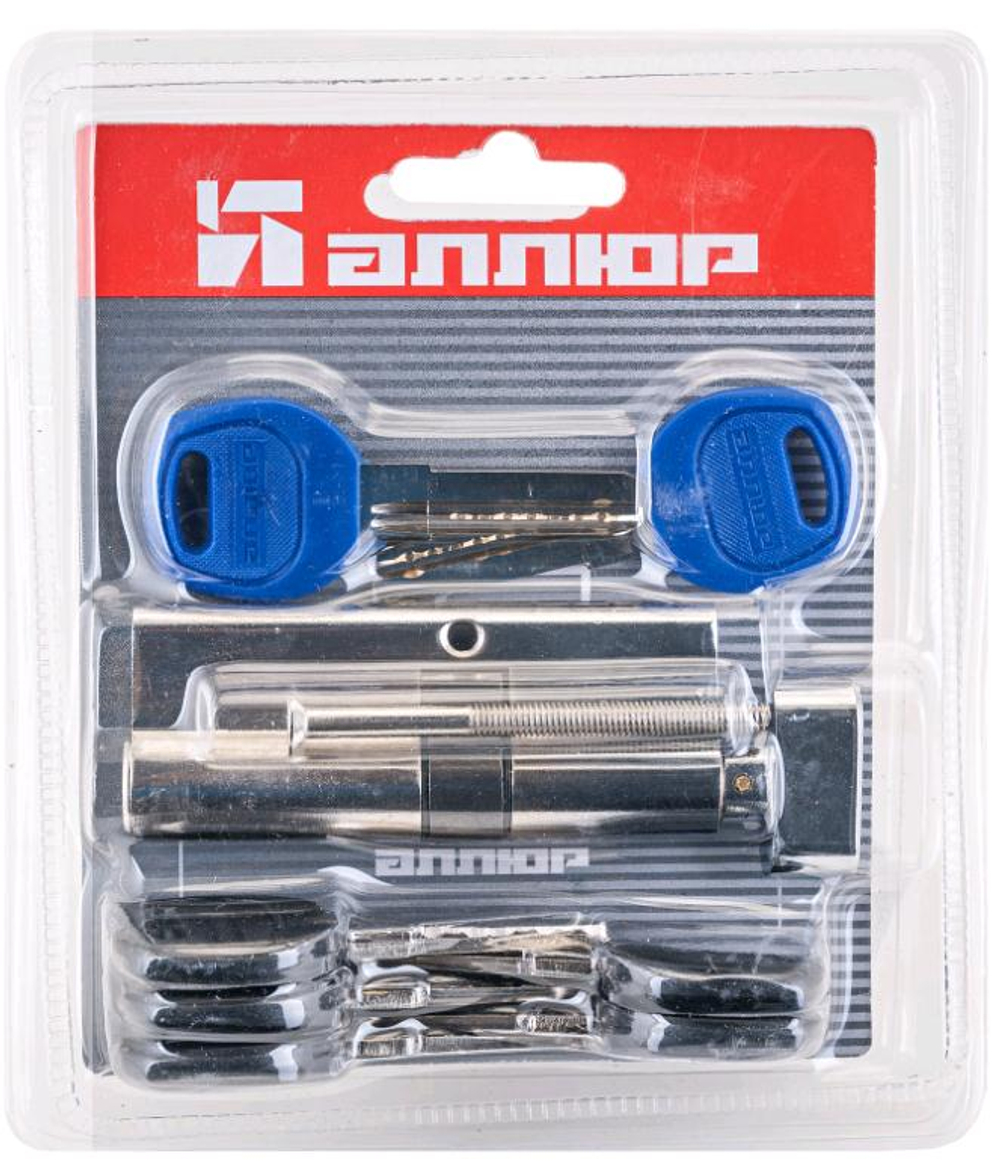 Механизм цилиндровый АЛЛЮР DL-02 90 (30вертх10х50) СP д/КИТАЙ. дв. (перекод.) перфокл./вертушка/5785