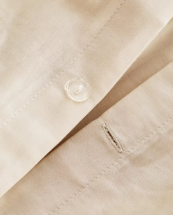 ZARA HOME (300 НИТЕЙ) ПОДОДЕЯЛЬНИК ИЗ САТИНА, ЭКРЮ