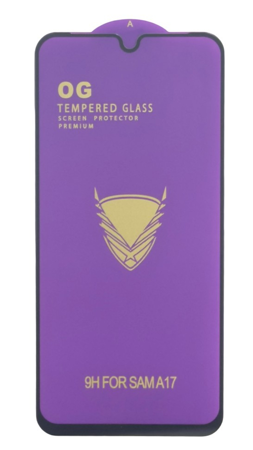 Защитное стекло для Samsung Galaxy A17 OG Purple черное