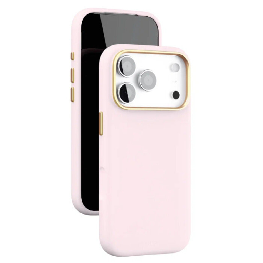Чехол защитный VLP Aster Pro Case с поддержкой MagSafe для iPhone 17 Pro (Розовый)