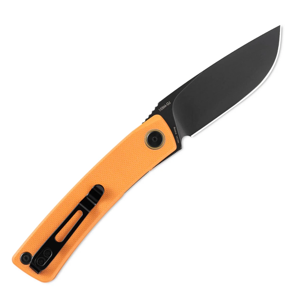 Нож складной SRM 105M-GJ Air Black (14C28N, Orange G10)