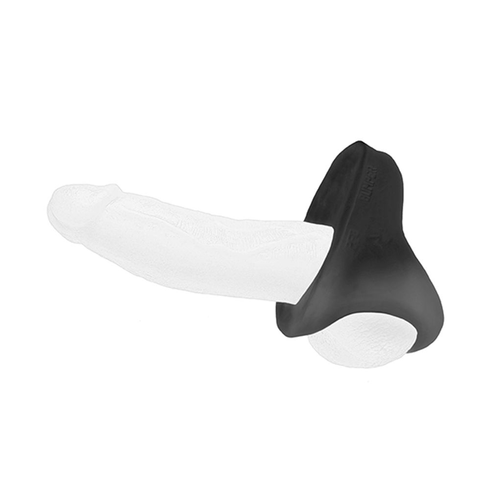 Эрекционное кольцо  Perfect Fit The Bumper Black (Base & Donut)