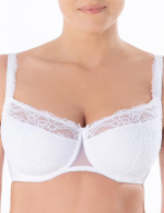 Бюстгальтер балконет Honey H37-17-L белый