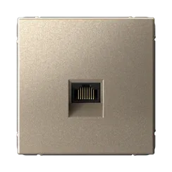 Розетка компьютерная RJ45, кат. Systeme Electric ArtGallery Шампань GAL000586