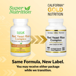 California Gold Nutrition, комплекс с органическим красным ферментированным рисом, N-ацетилцистеином, коэнзимом Q10 и экстрактом расторопши, 120 вегетарианских капсул