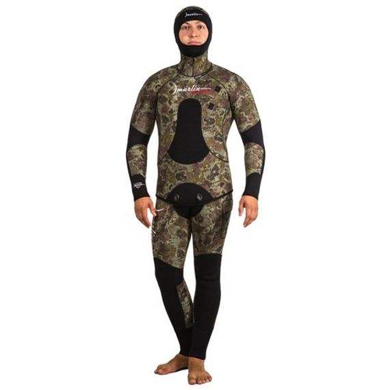 Гидрокостюм Marlin Camoskin 5 мм Зеленый
