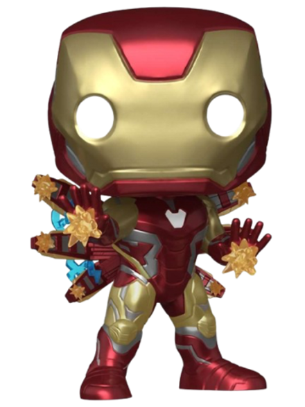 Фигурка Funko POP! Bobble Marvel Infinity Saga Avengers Endgame Iron Man (светится в темноте) (Exc)