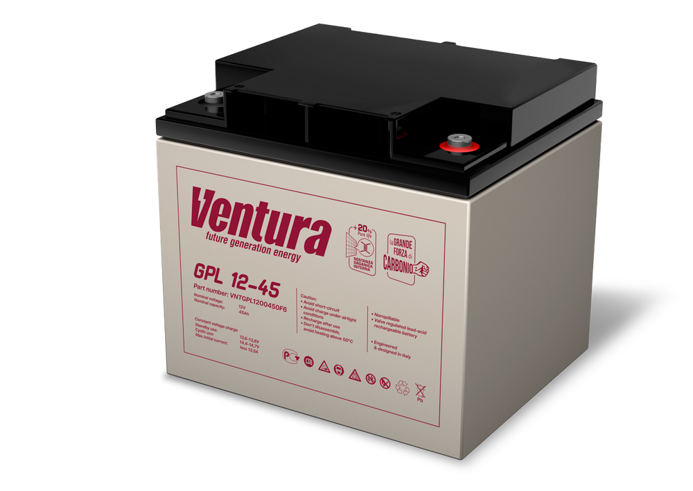 Аккумулятор VENTURA GPL 12-55 ( 59Ач / 12В ) AGM