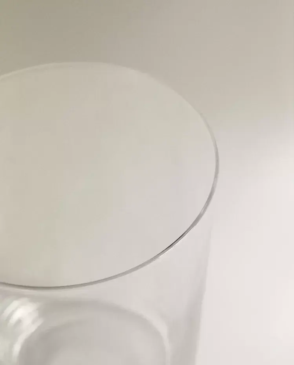 ZARA HOME ВЫСОКИЕ СТАКАНЫ ИЗ СТЕКЛА (НАБОР ИЗ 4 ШТ.), ПРОЗРАЧНЫЙ