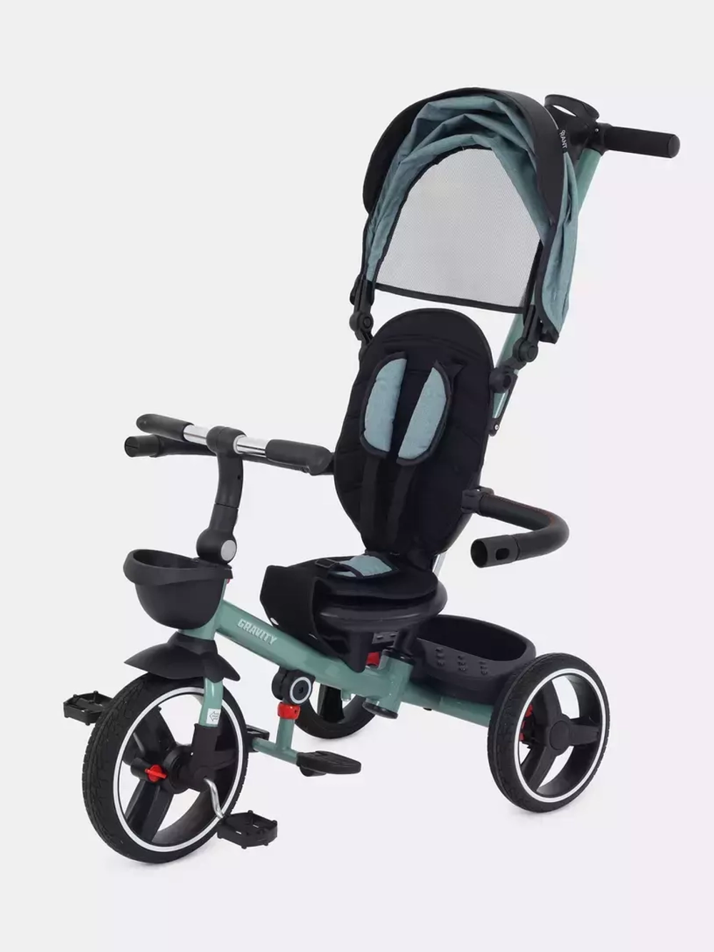 Детский трехколесный велосипед RANT RB200 "GRAVITY" (Ocean green)