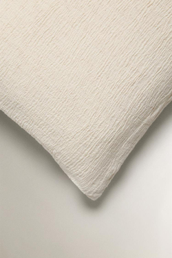 ZARA HOME ОДНОТОННЫЙ ЧЕХОЛ ДЛЯ ДЕКОРАТИВНОЙ ПОДУШКИ, ЭКРЮ