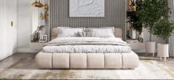 Босс Дрим Кровать+ПМ 180*200 Велюр Монолит латте
