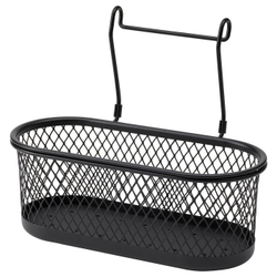 IKEA HULTARP  (ИКЕА ХУЛТАРП)  -  Контейнер - чёрный/сетка 31x16 см