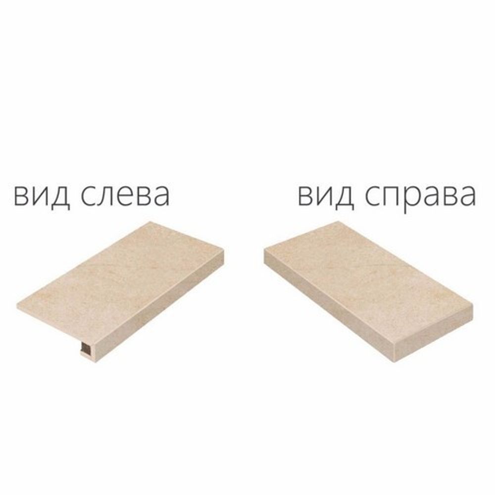Ступень Contempora Flare Scalino Nat Ang.Dx (Угловая Правая) 120x33